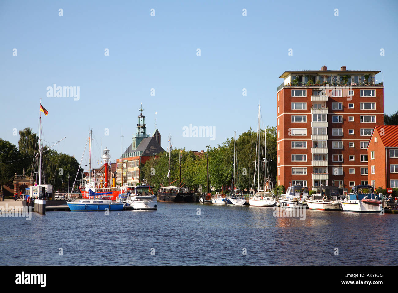 Port of Emden, Lower Saxony, Germany Stock Photo Alamy