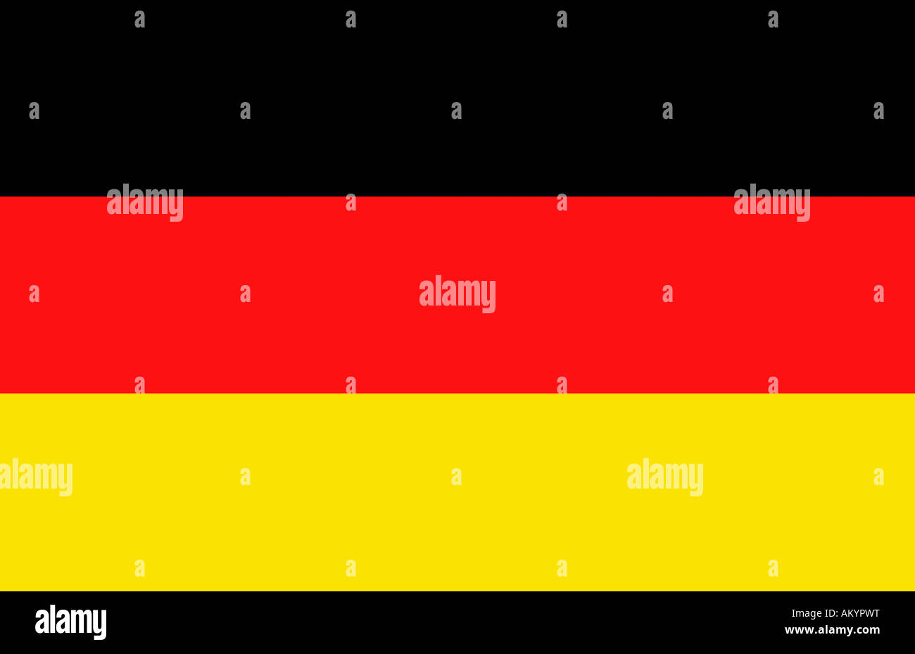 The flag of Germany - graphic Stock Photo