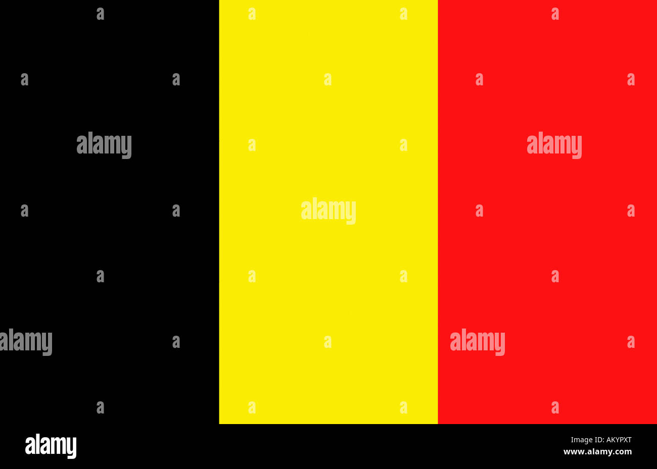 The flag of Belgium - graphic Stock Photo