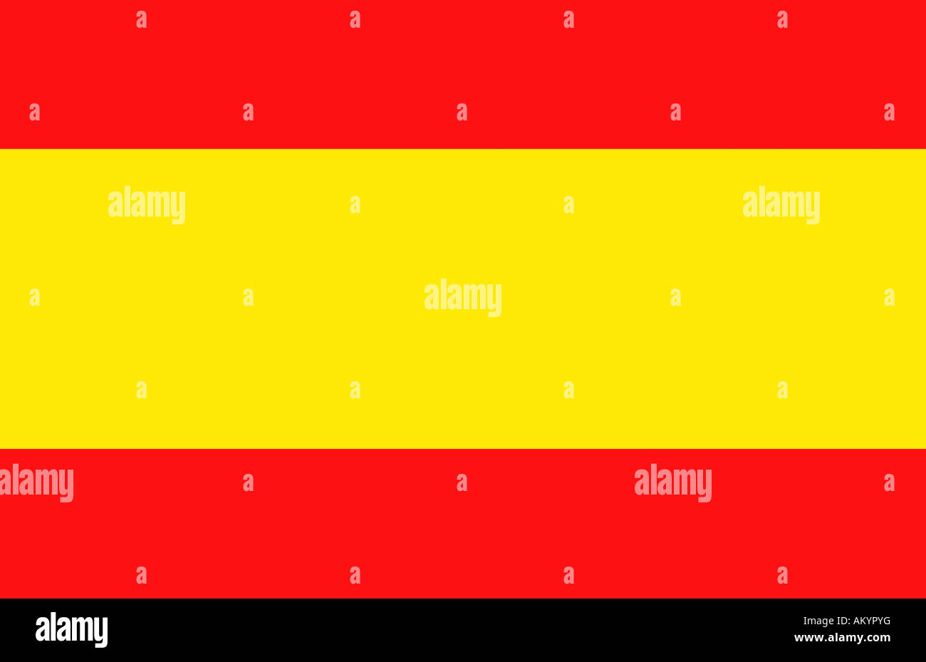 The flag of Spain - graphic Stock Photo