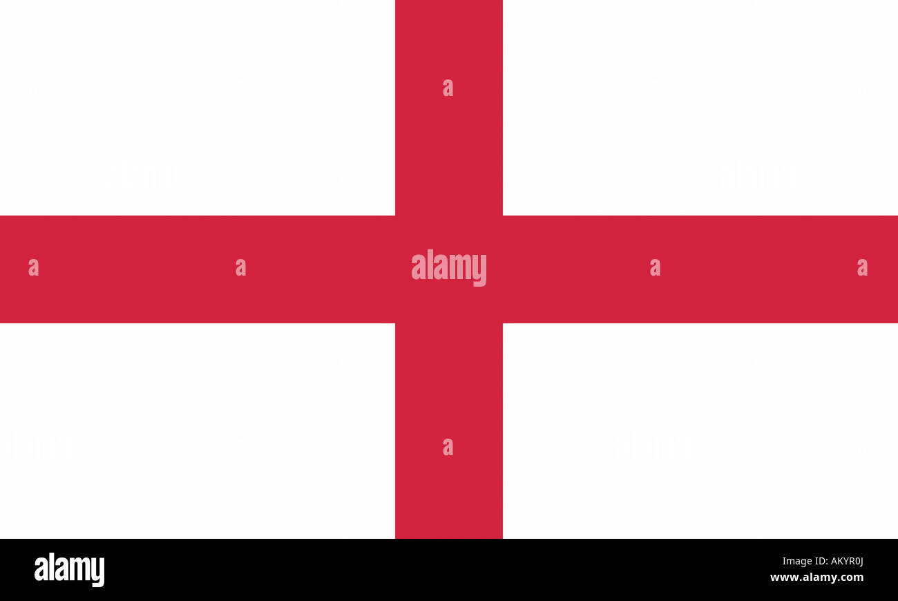 The flag of England - graphic Stock Photo