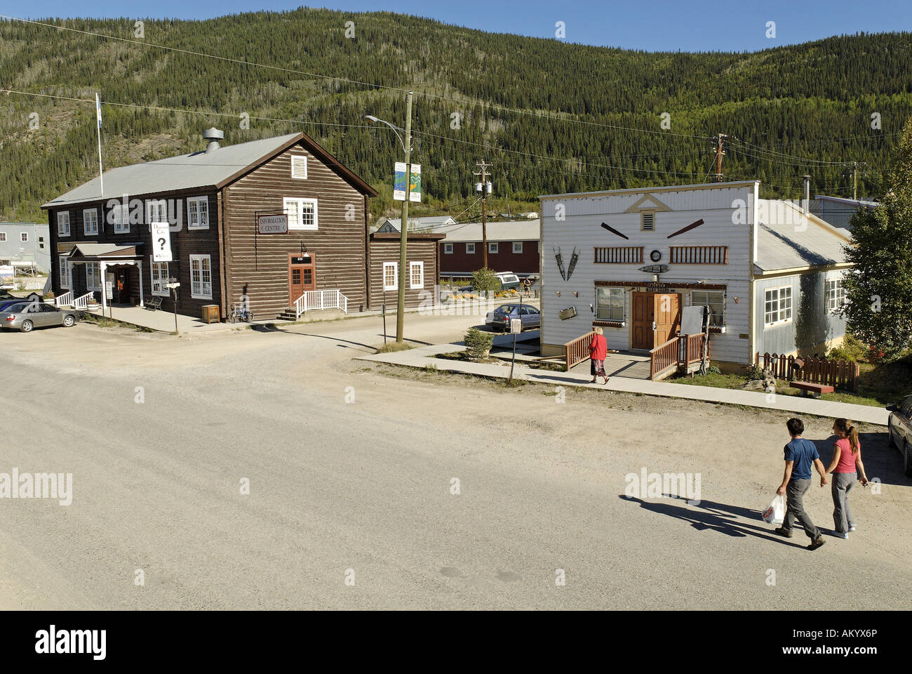 Dawson City, Yukon, Canada Stock Photo Alamy