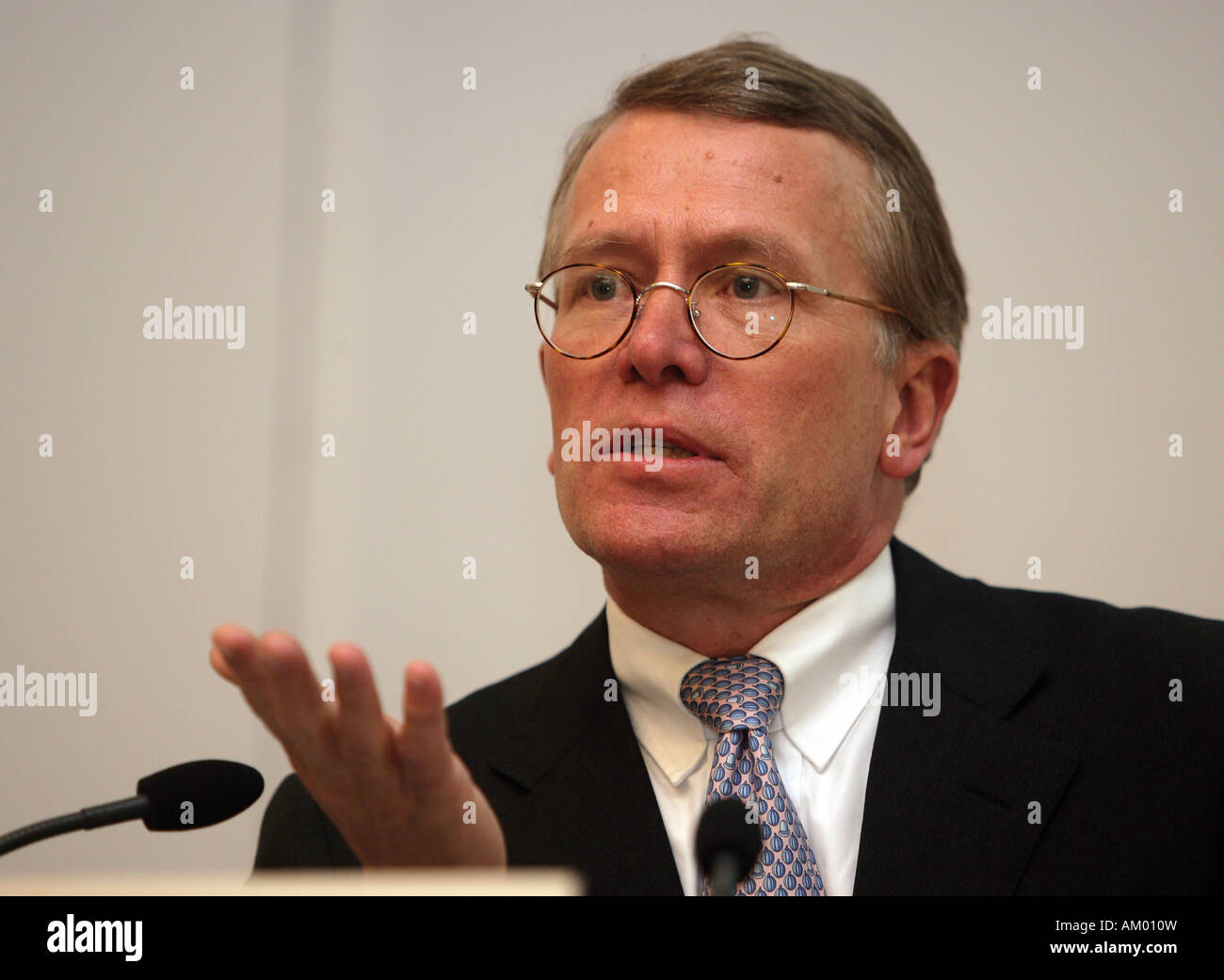 Member of the executive board from the Dresdner Bank AG Jan Eric Kvarnstroem Stock Photo