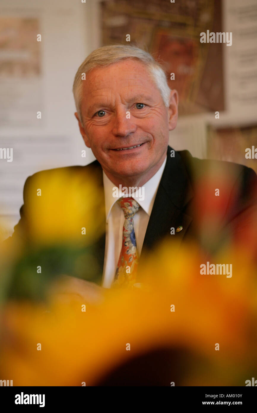 Klaus Zwermann president from the central association market gardening in Germany Stock Photo