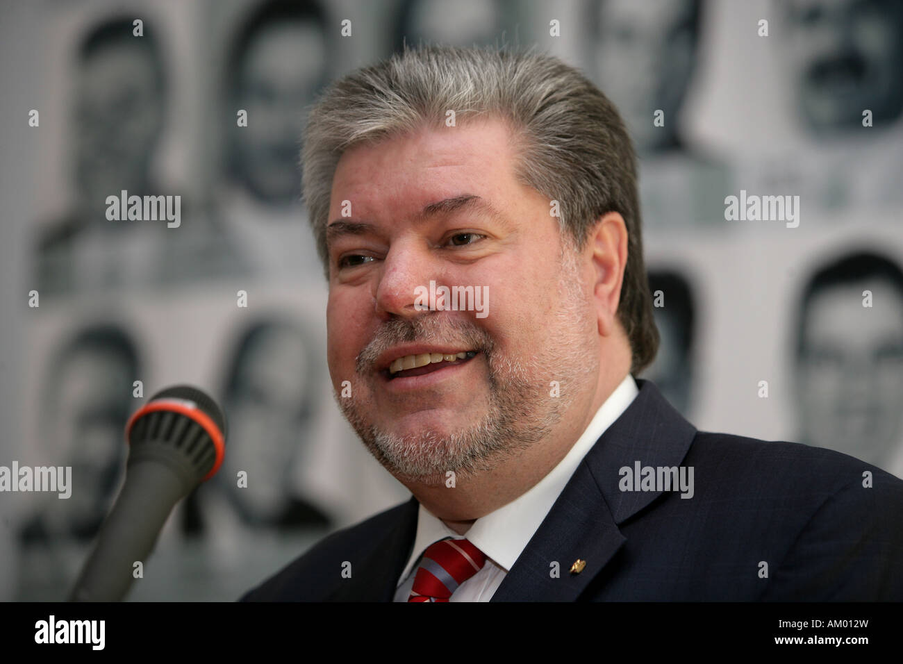 The prime minister of Rhineland-Palatinate, Kurt Beck. Stock Photo