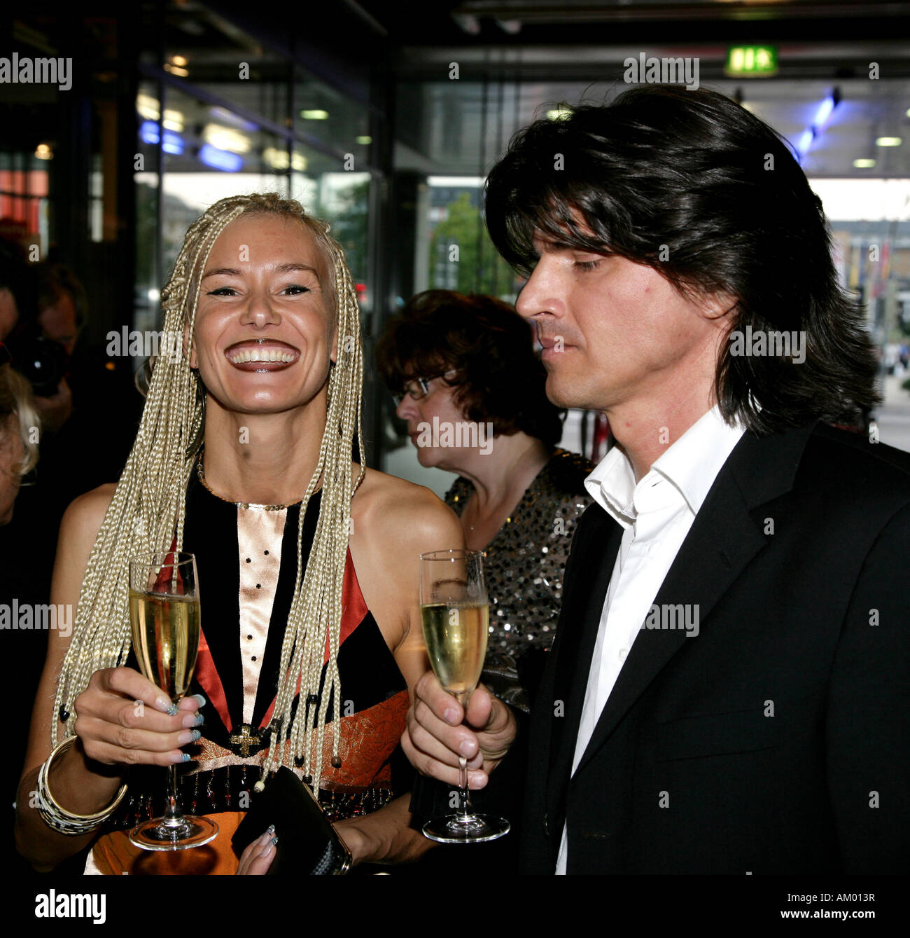Petra Bauersachs und Guido Ciburski, Company´s founder of the TC Unterhaltungselektronik AG Stock Photo