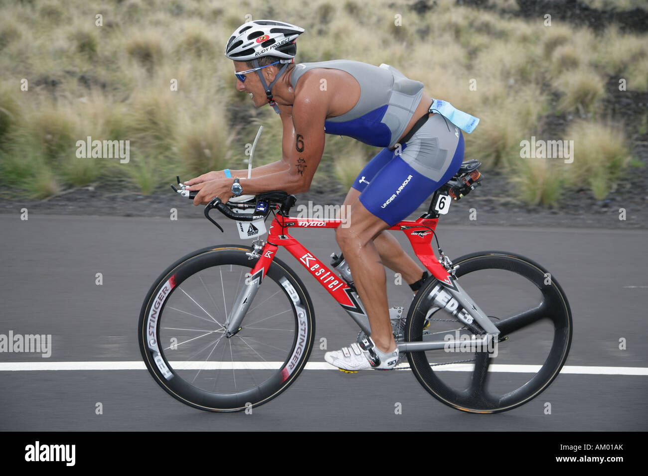 Ironman-Triathlet Chris McCormack from Australia in Hawaii, USA Stock Photo