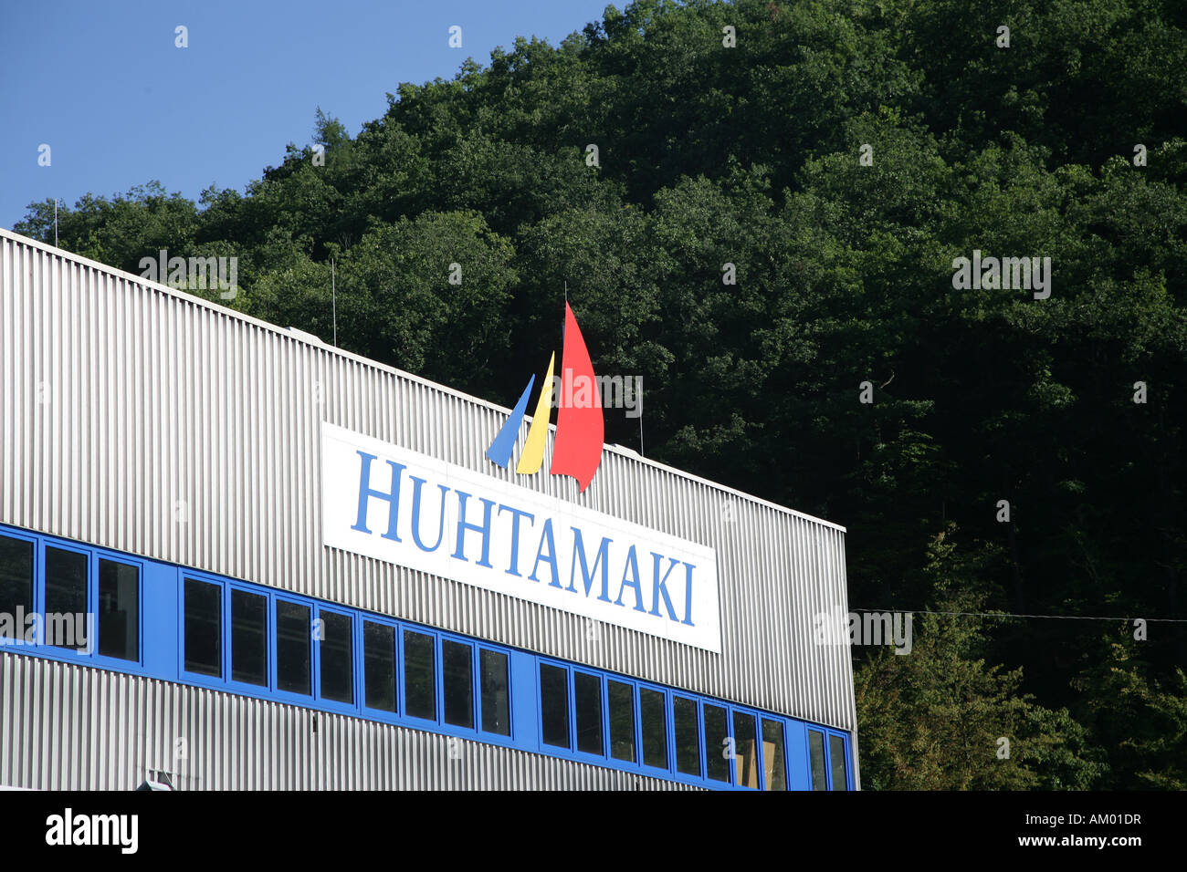Wrapping producer Huhtamaki in Alf, Rhineland-Palatinate, Germany Stock Photo