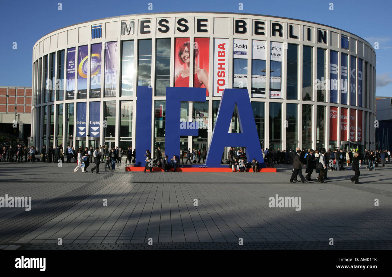Test and proving ground during the International Radio Show (IFA) in Berlin, Germany Stock Photo