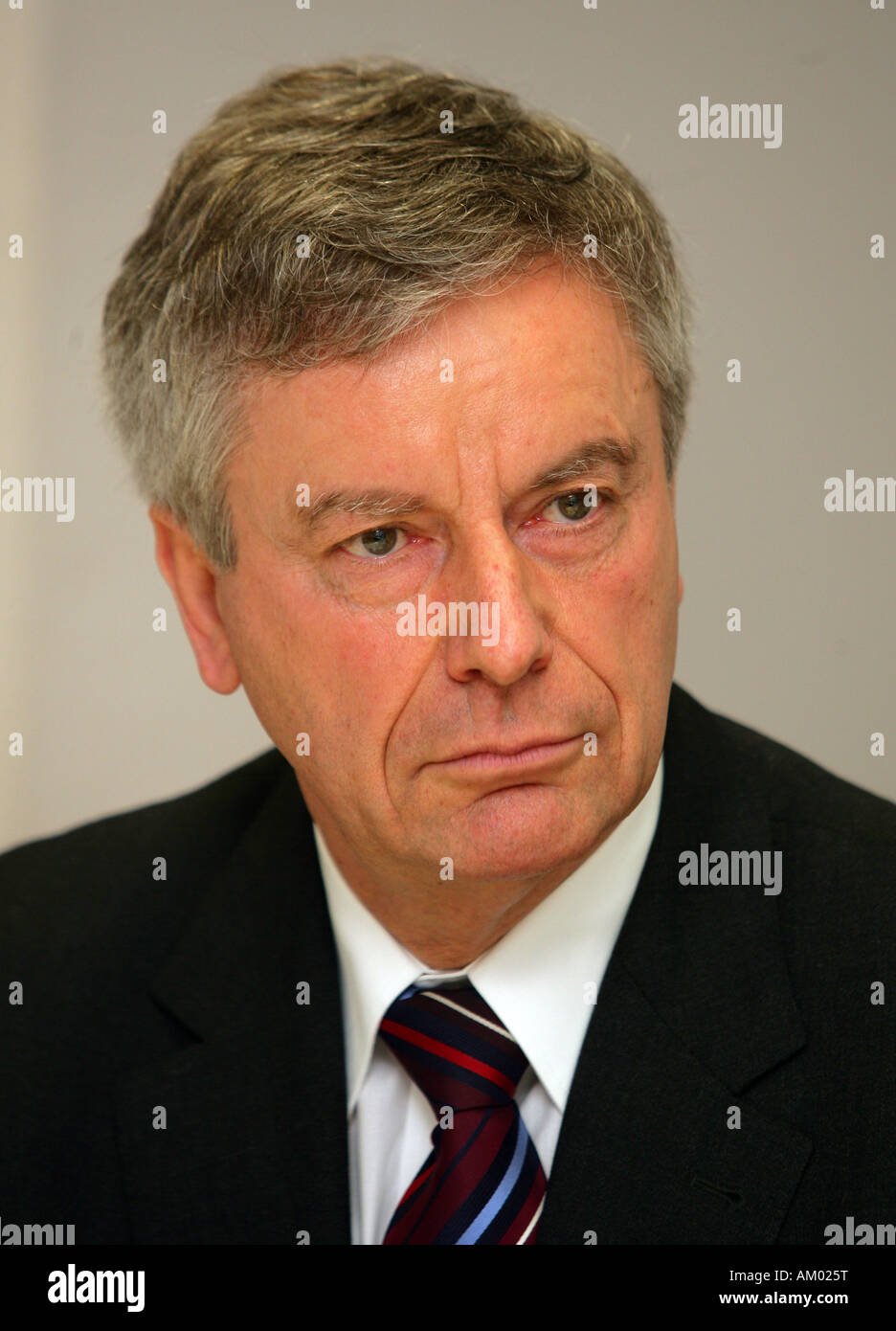 Heinz Georg Bamberger, minister of justice of rhineland-palatinate, germany Stock Photo