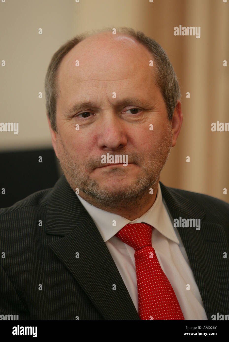 Dr. Ingolf Deubel, minister of finance in rhineland-palatinate, germany Stock Photo