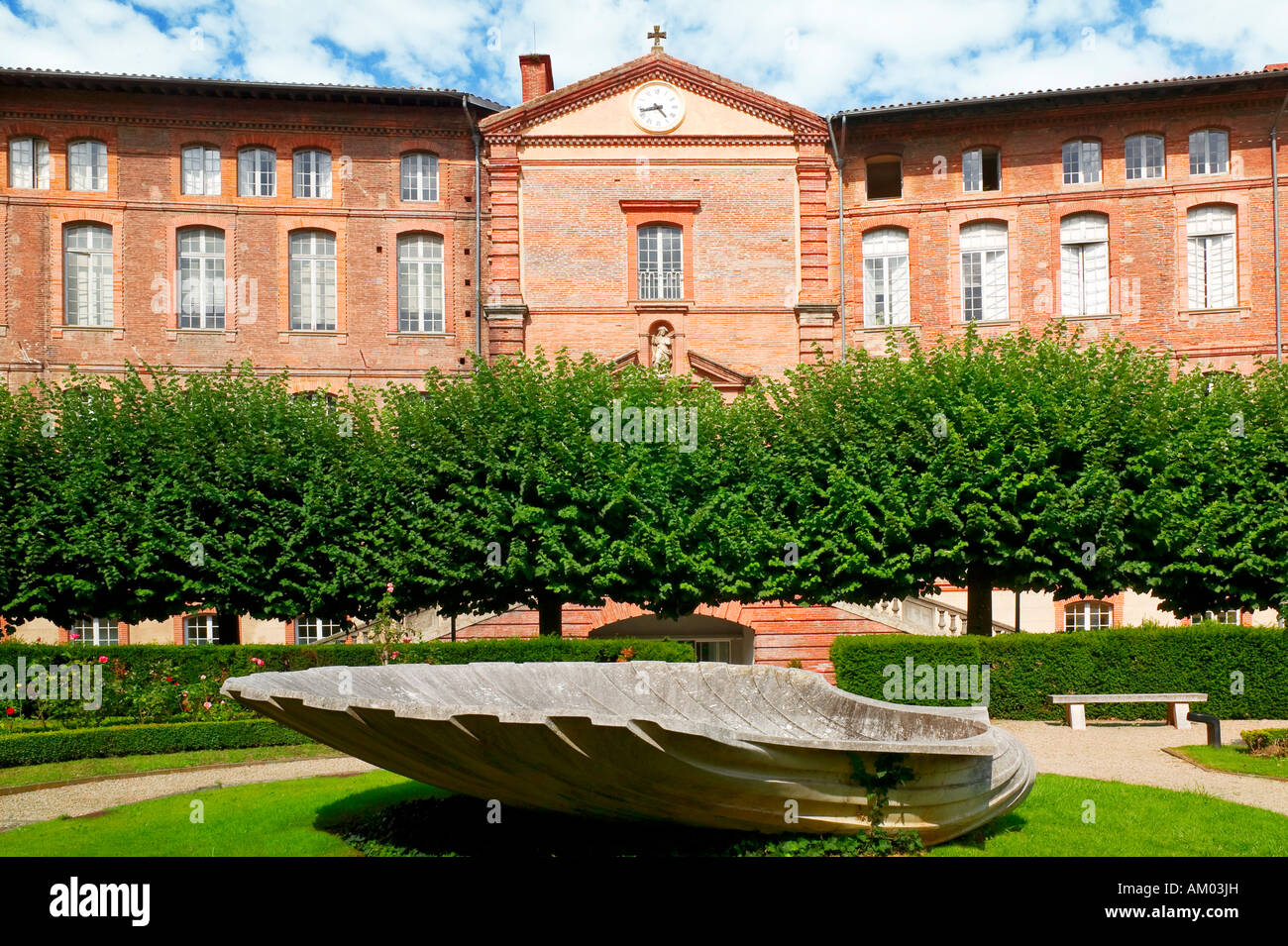 Hotel Dieu hospital - Toulouse - Haute-Garonne - Midi-Pyrenees - France Stock Photo