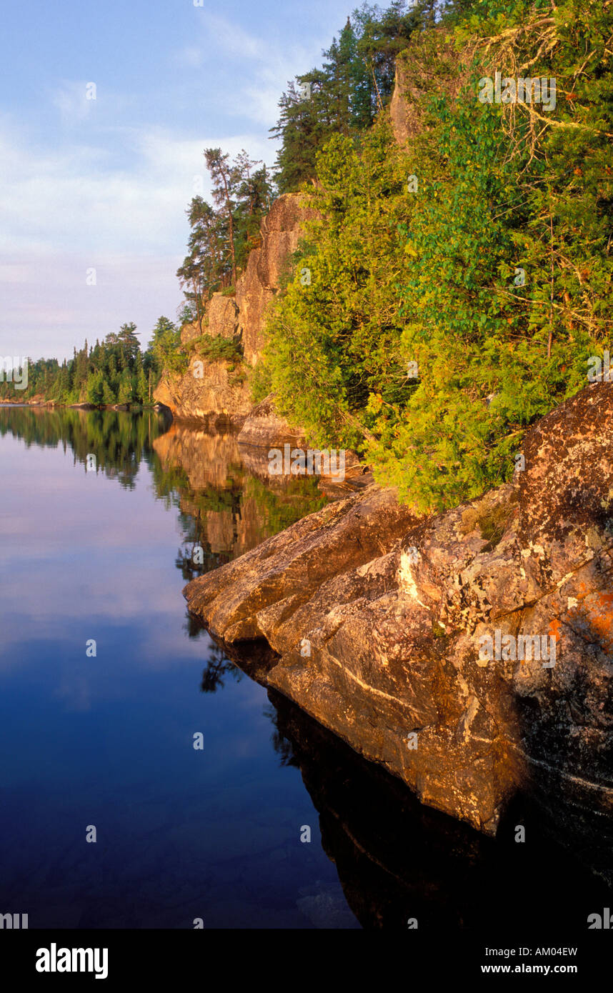 Seagull Lake in the Boundary Waters Canoe Area Wilderness BWCAW Minnesota Stock Photo