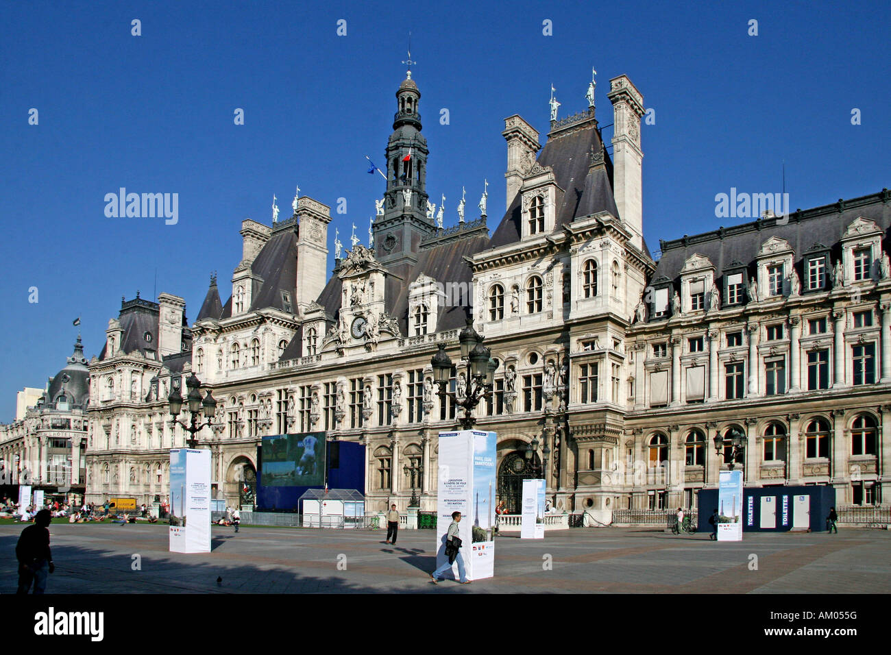 Hotel de Ville, town hall, Paris, France Stock Photo