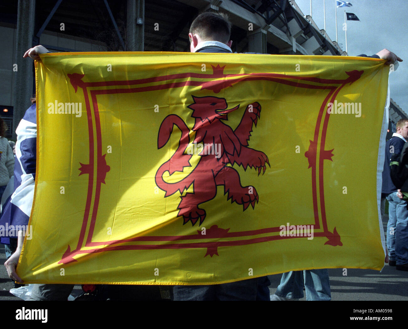 Murrayfield flag hi-res stock photography and images - Alamy