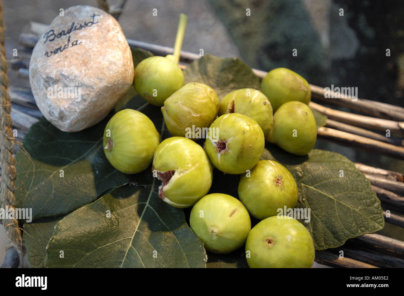 Various types of Figs on display at an outdoor stand Stock Photo Alamy