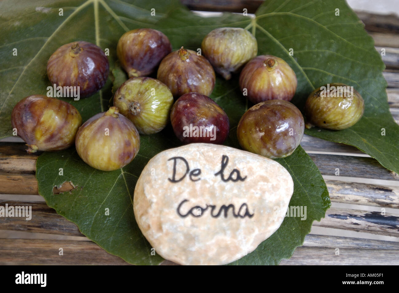 Various types of Figs on display at an outdoor stand Stock Photo Alamy
