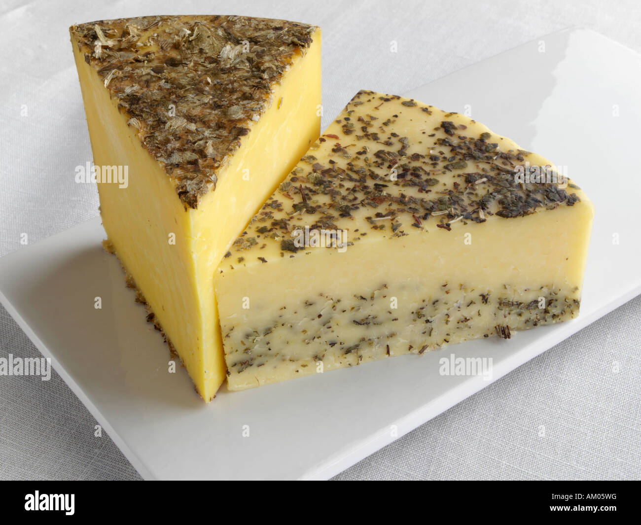 Hereford Hop and Sage Derby cheeses traditional English editorial food