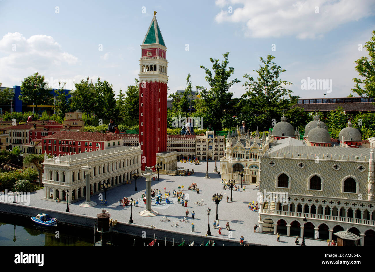 Venice, Marcus place made of Lego, theme park Legoland, Guenzburg, Germany Stock Photo