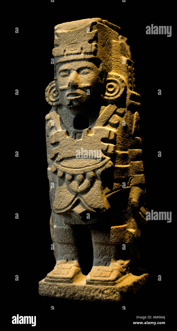 National Anthropological Museum Mexico City  Toltec Warriours Tula Hildago Stock Photo