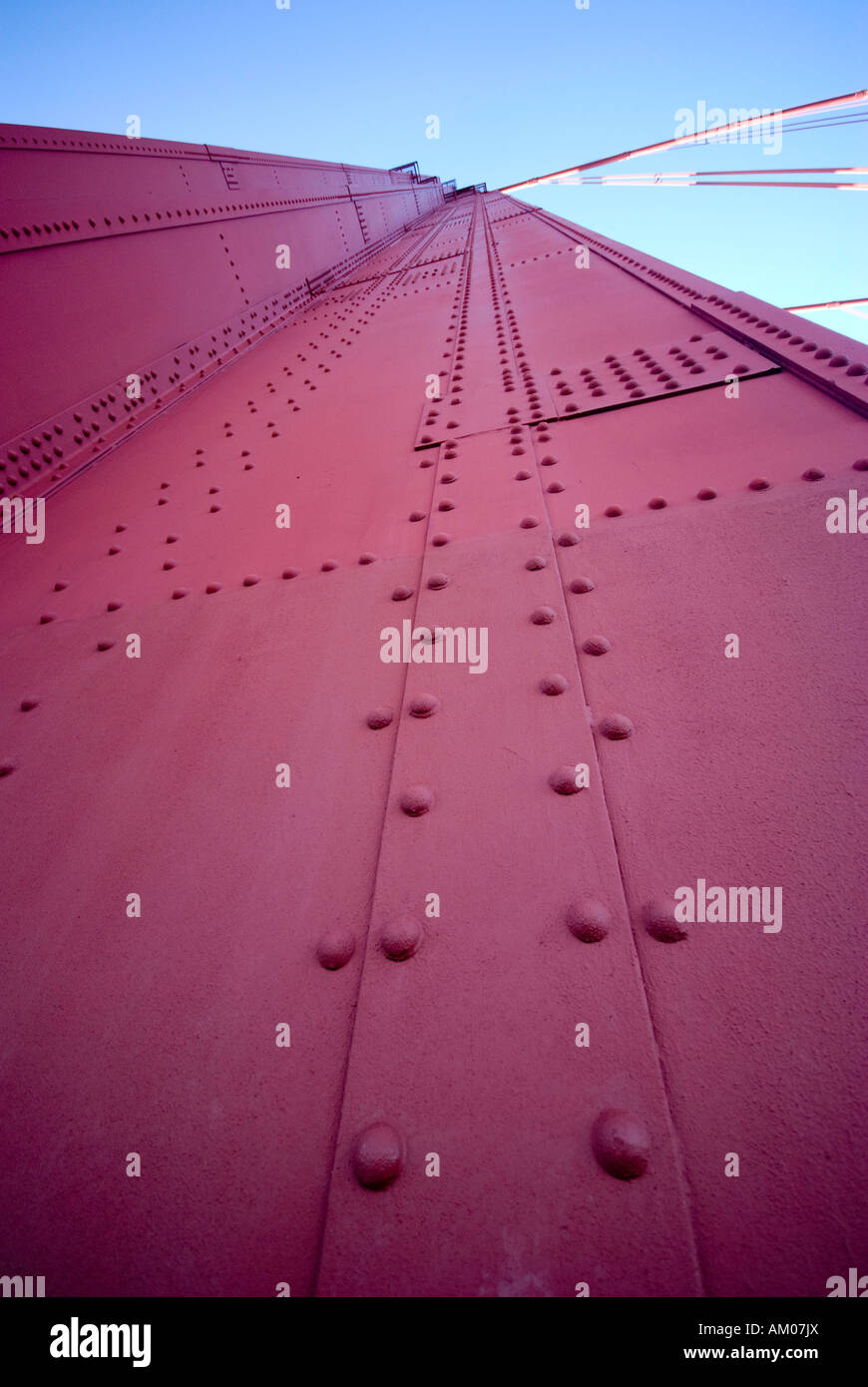 Rivets in Golden gate bridge Stock Photo Alamy