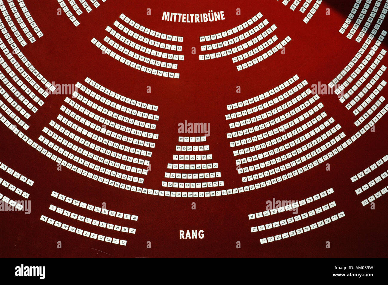 Seating plan, Starlight Express, Musical, Bochum, NordrheinWestfalen