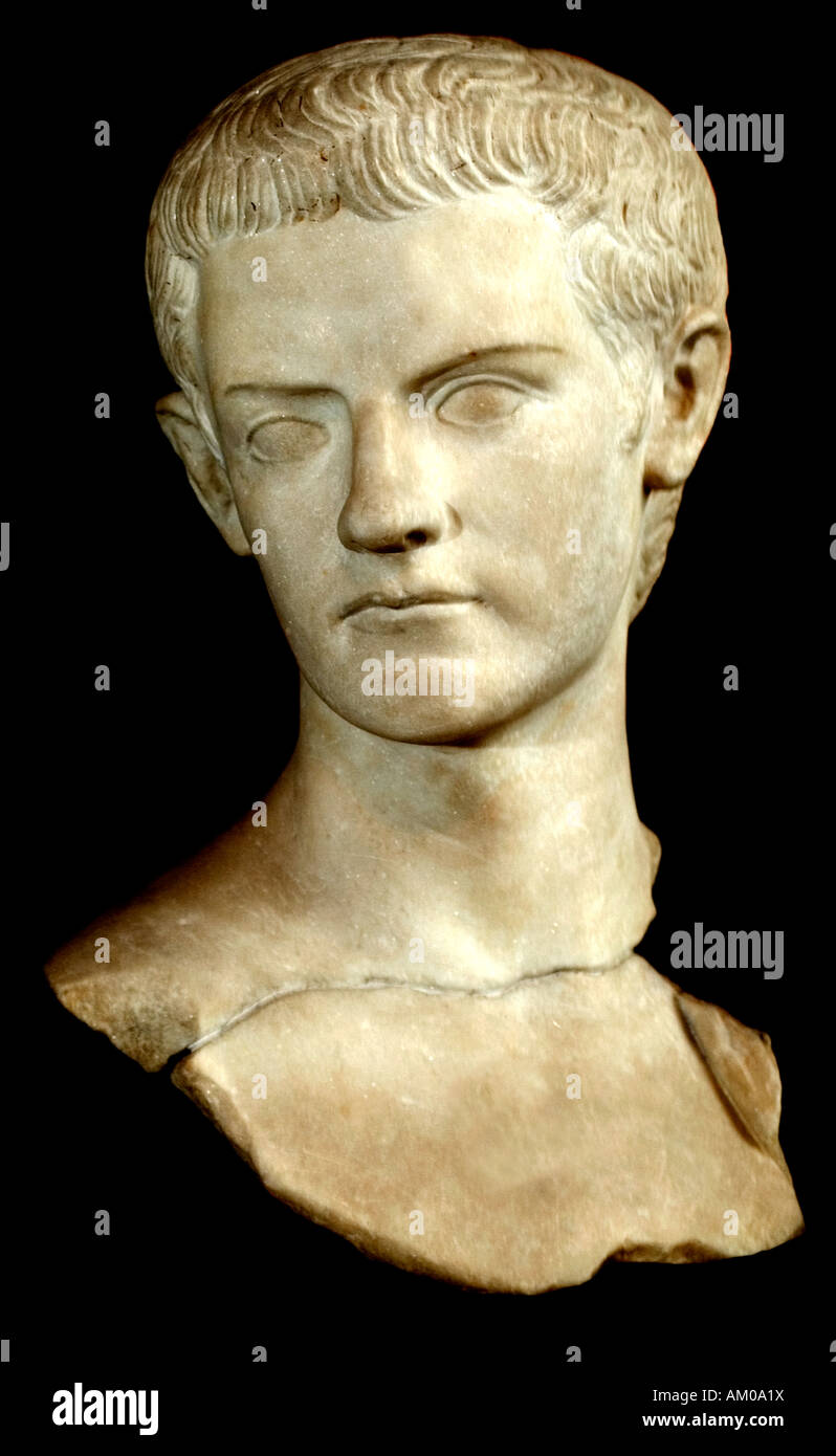 Emperor Caligula Rome Roman Italy Italian Stock Photo