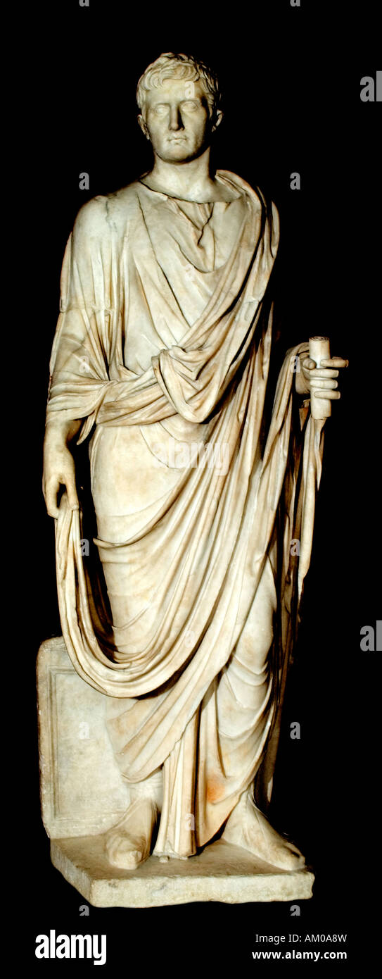 Emperor Augustus (Octavian), reigned 27 BC-14 AD Rome Italy Italian Roman Stock Photo