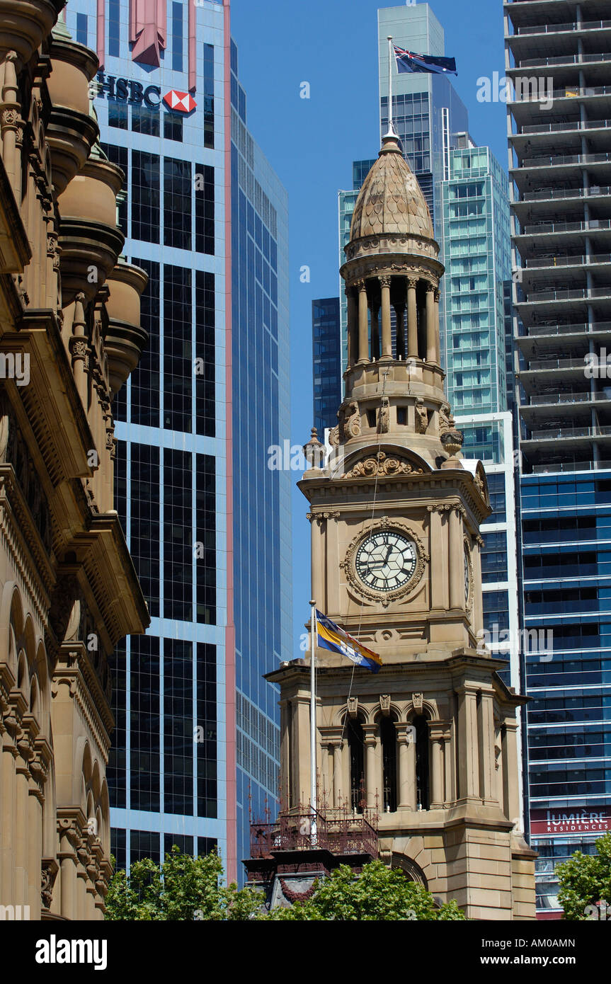Sydney Clock Tower. Sydney, NSW. AUSTRALIA Stock Photo Alamy