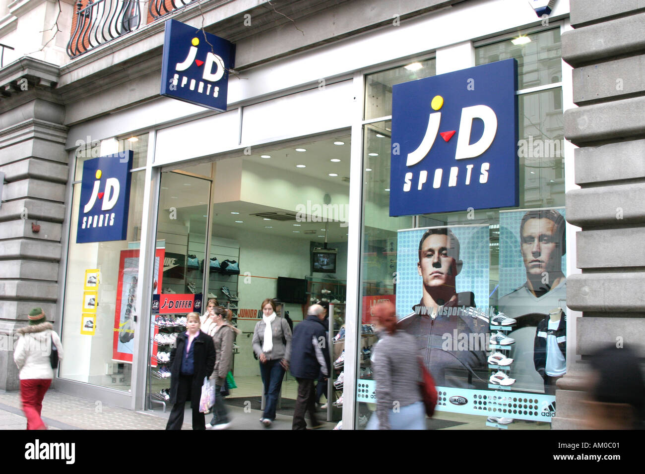 jd sports retail shop in oxford street london uk Stock Photo