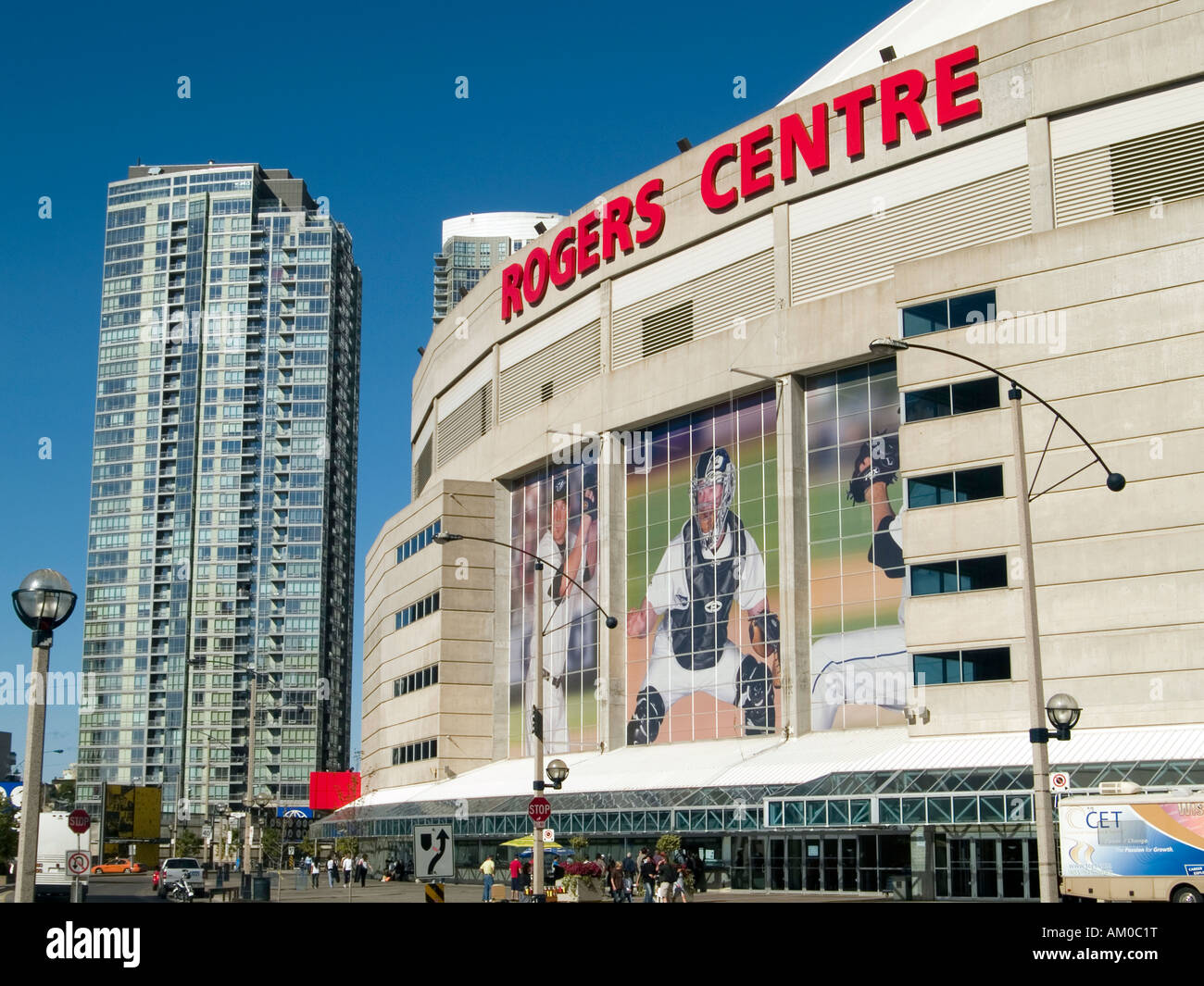 The Rogers Centre sports stadium in the City of Toronto, Ontario Canada