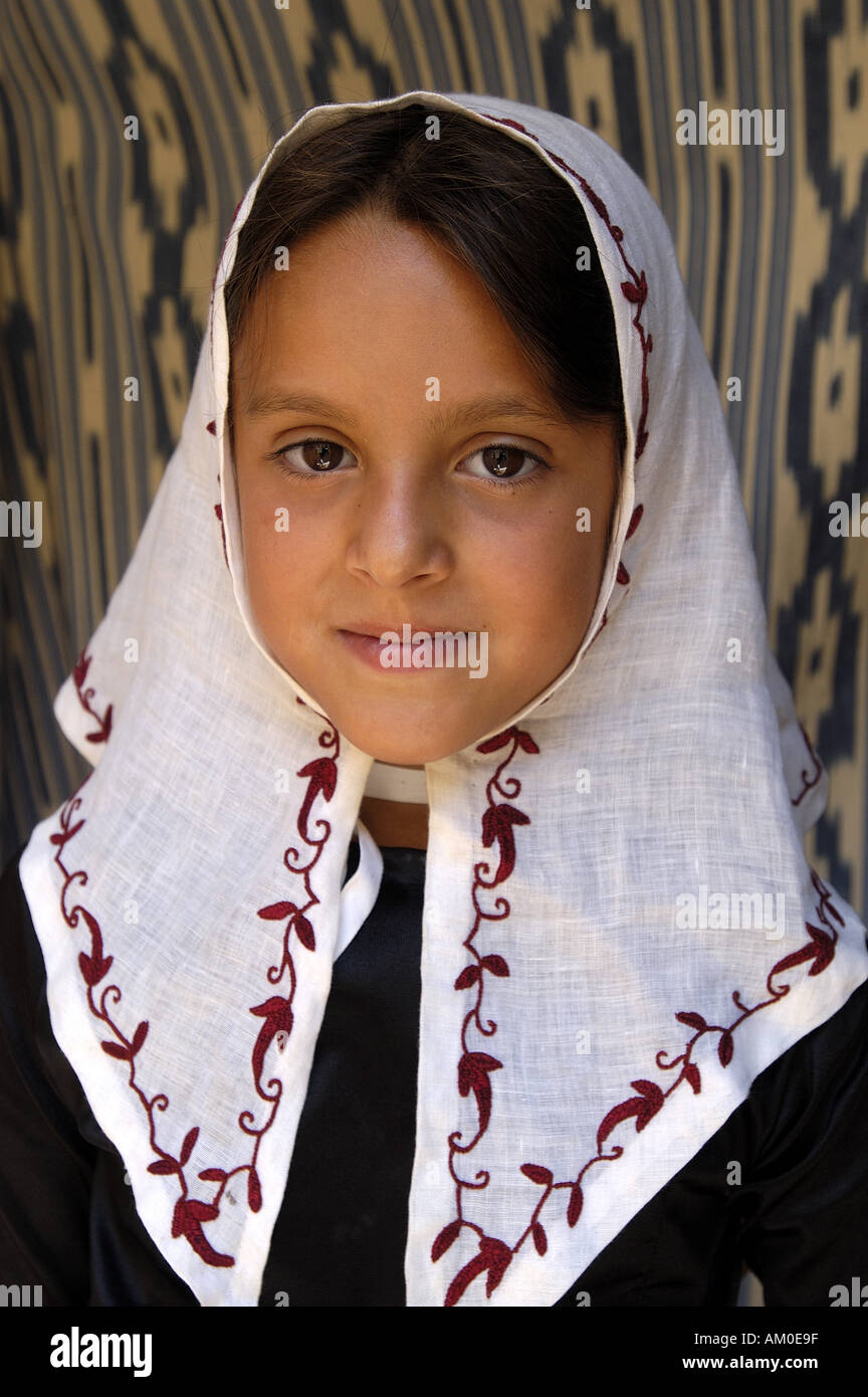 Girl in traditional Clothes from Mallorca Pagesa Majorca Spain Europe