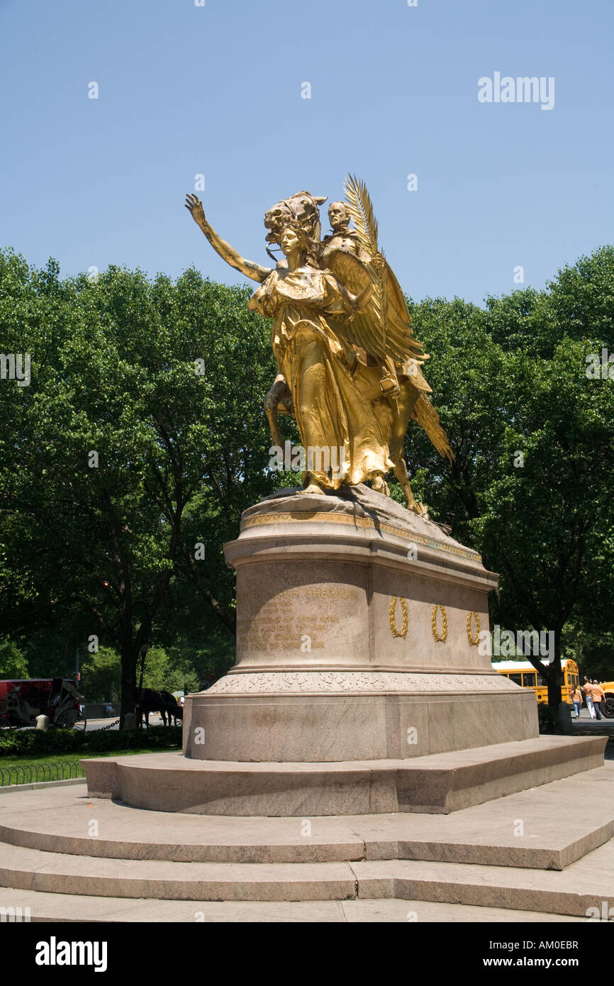 General Sherman monument, Central Park, Manhattan, New York City, USA