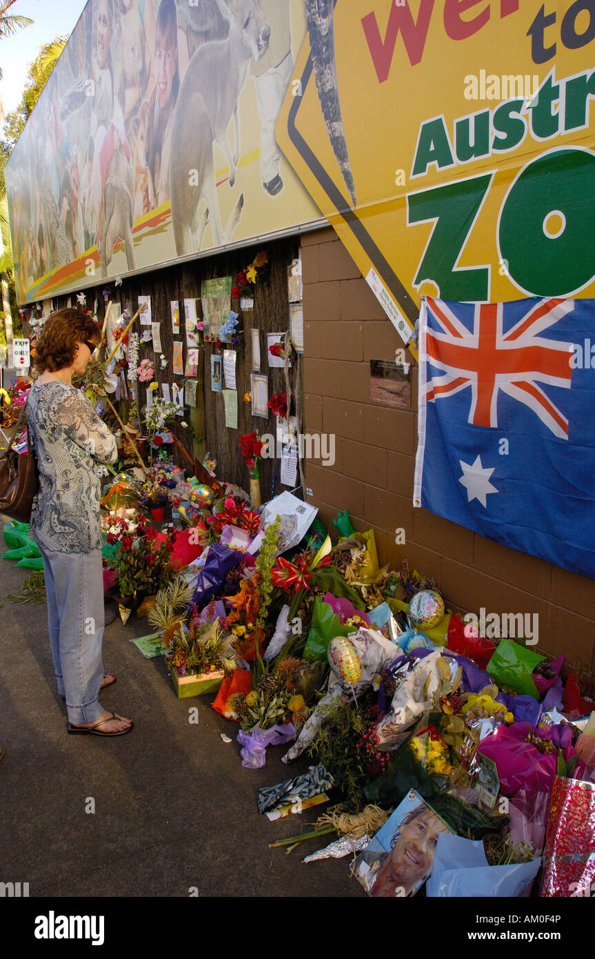Mementos to Steve Irwin at Australia Zoo. Queensland. AUSTRALIA. These