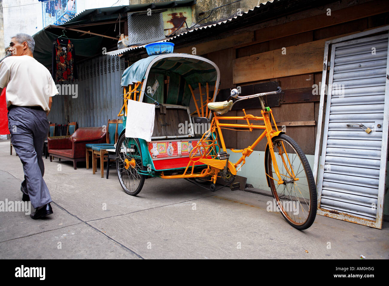China, Macau, rickshaw Stock Photo - Alamy