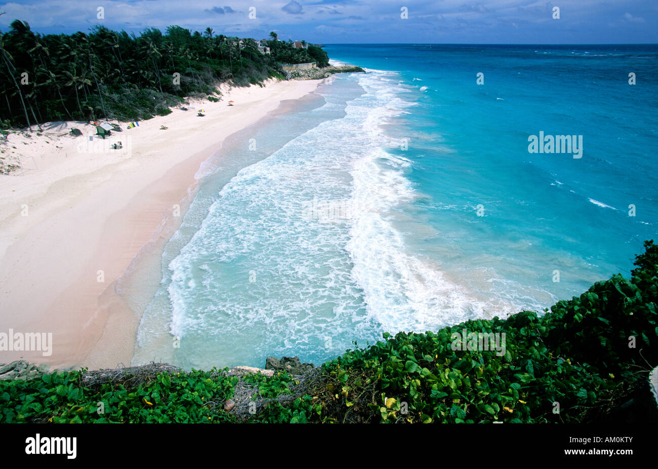 Barbados island, Saint Philip, Crane Beach Stock Photo Alamy