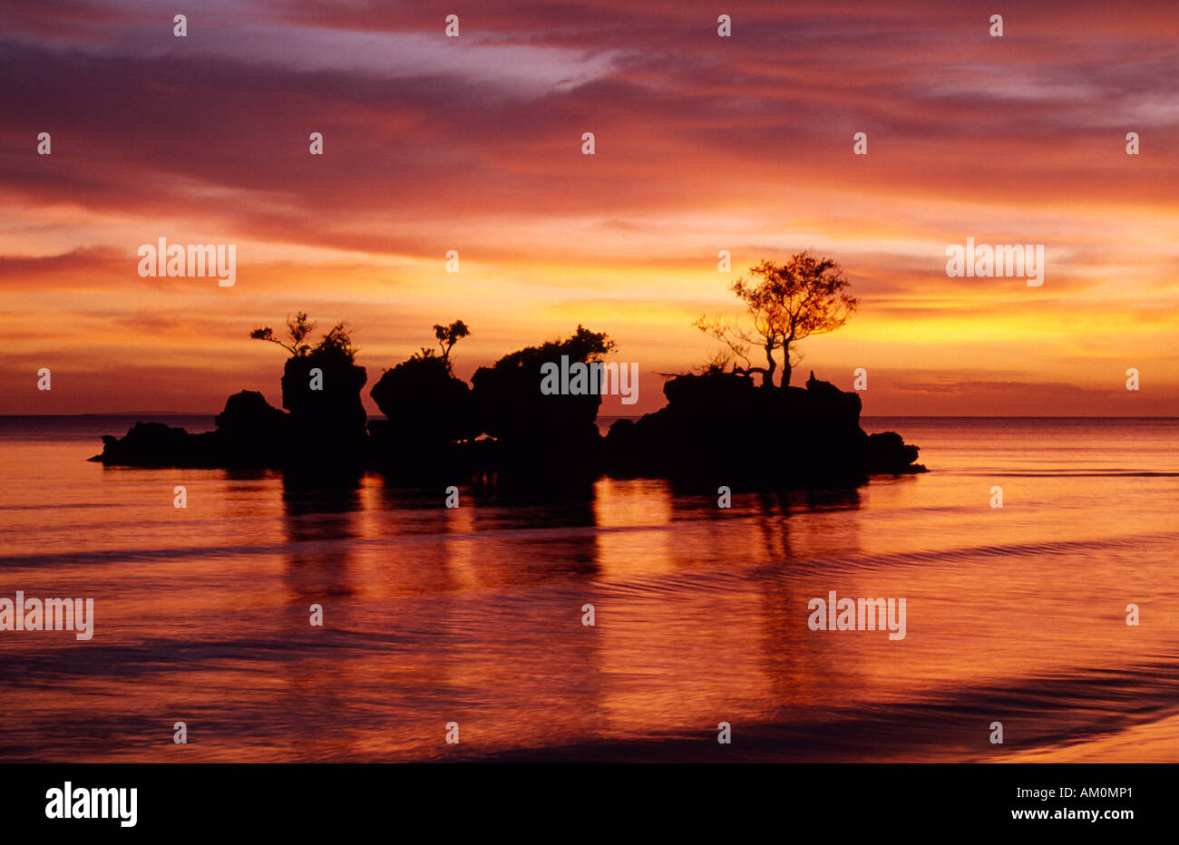 PHILIPPINES Visayan Islands Boracay Island Stock Photo