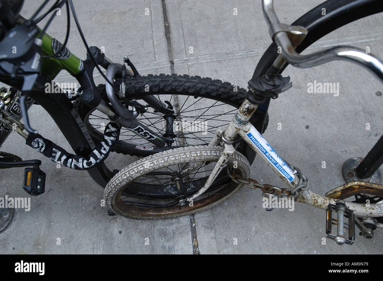 bicycle security chain and lock