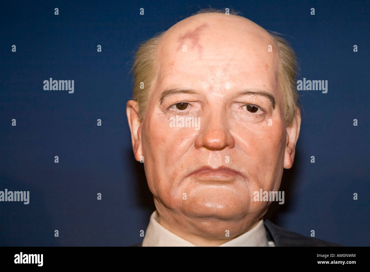 Michail Sergejewitsch Gorbatschow as a wax figure Wax museum of Prague Czechia Stock Photo