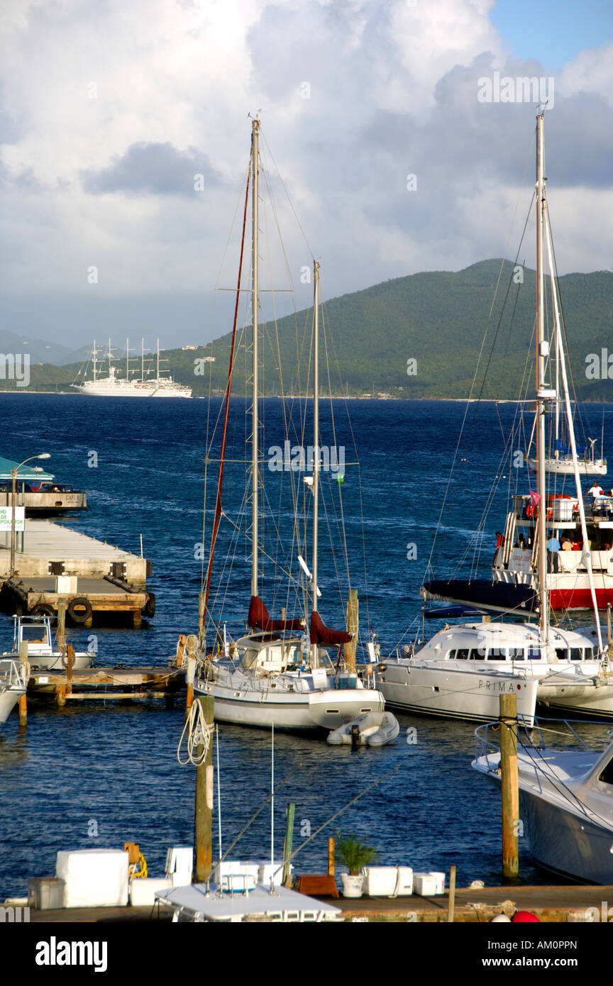 Caribbean, US Virgin Islands, St Thomas, Red Hook. Ferry dock at Red
