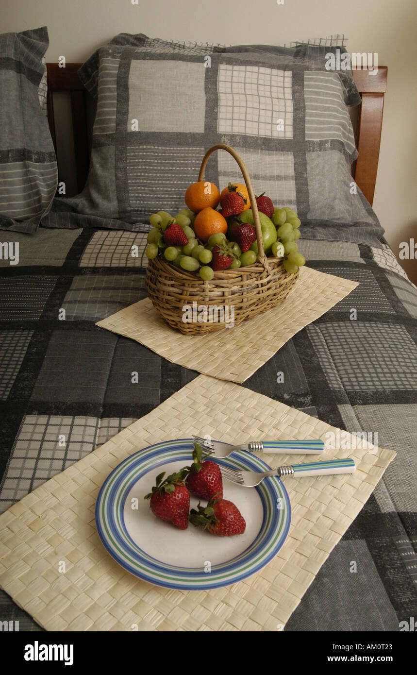Fruit Basket Breakfast In Bed Breakfast Complimentary