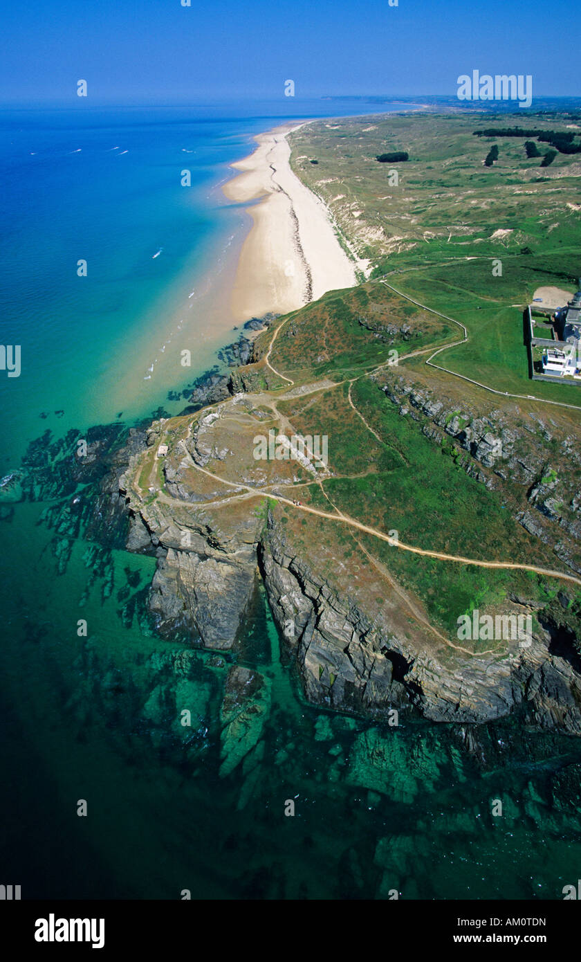 France, Manche, Cotentin, Cap de Carteret (aerial view Stock Photo Alamy