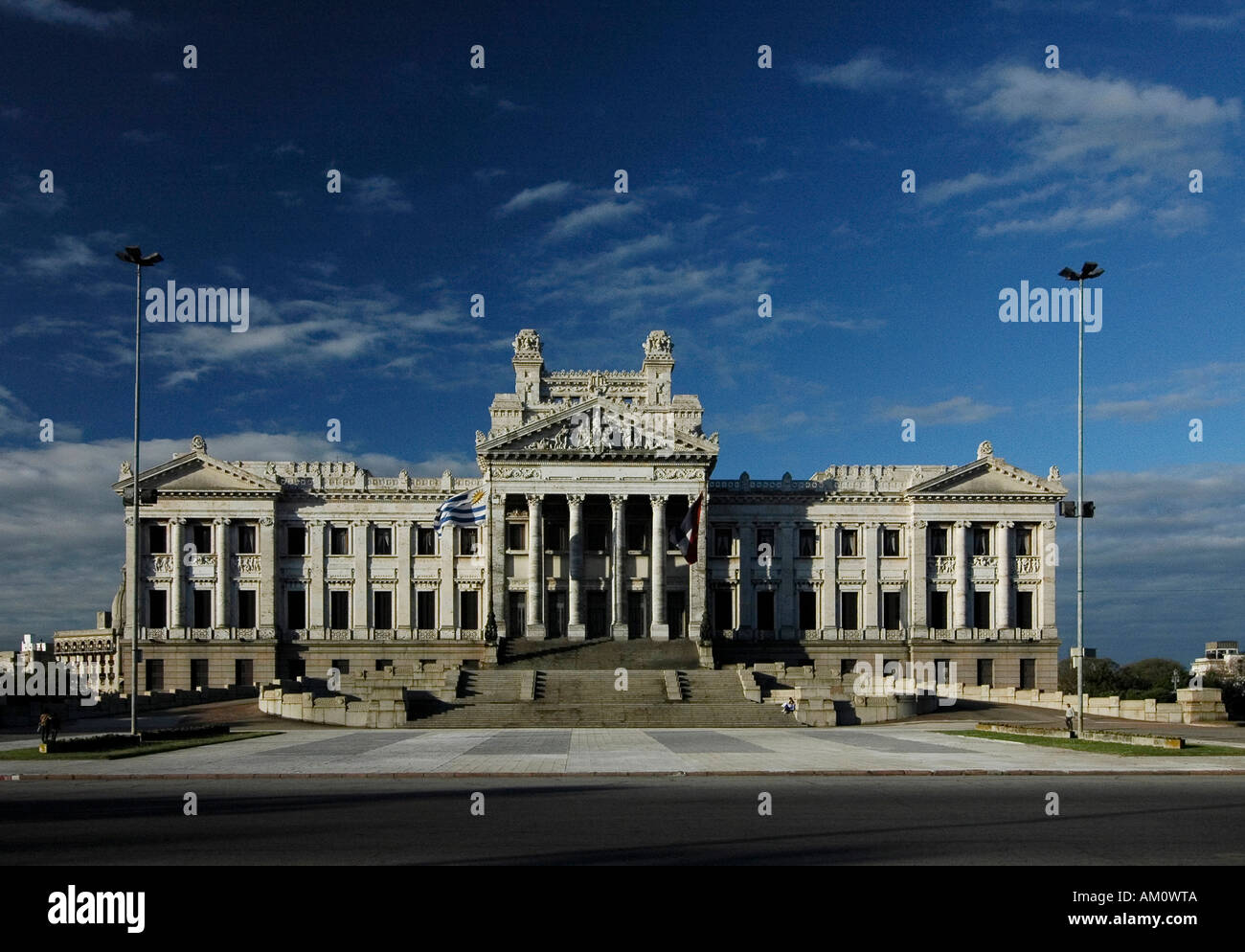Parliament Building Palacio Legislativo in Montevideo Uruguay Stock Photo