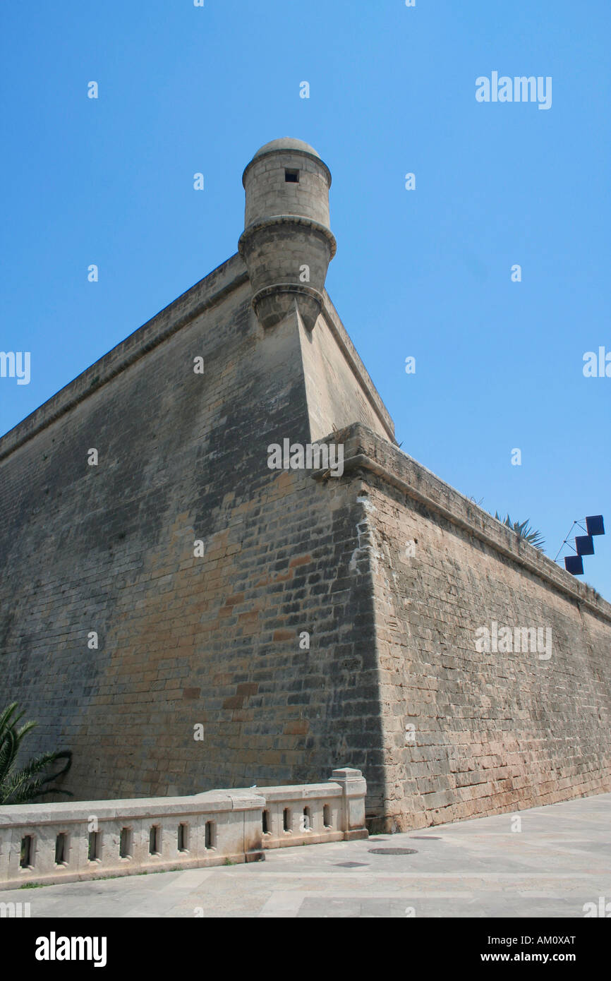 Es Baluard Museu d' Art Modern i Contemporani, museum of contemporary art in the former fortress, Palma, Mallorca, Spain Stock Photo