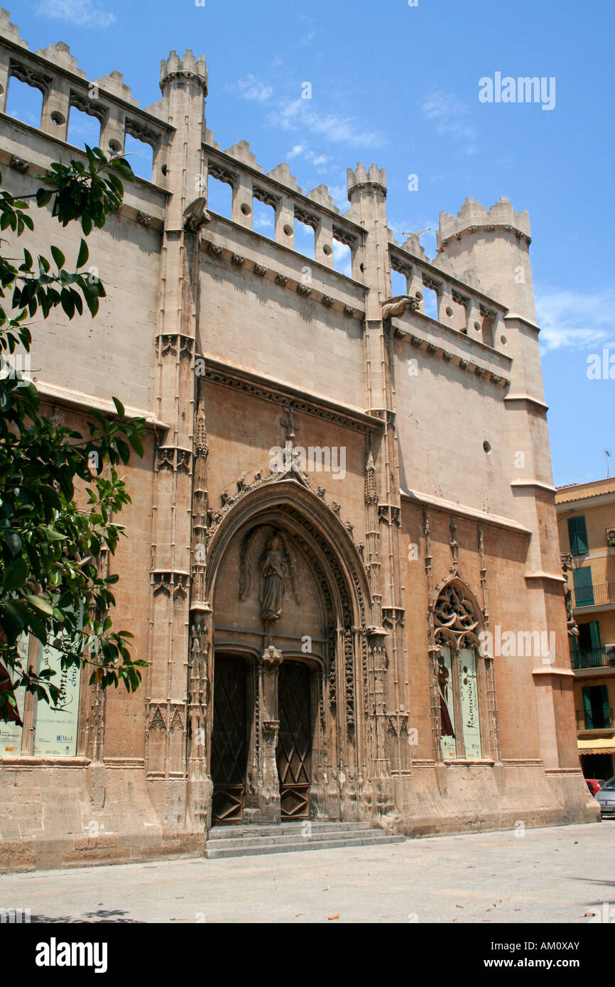 Sa Llotja, former mercantile exchange, today exhibition center, Palma, Mallorca, Spain Stock Photo