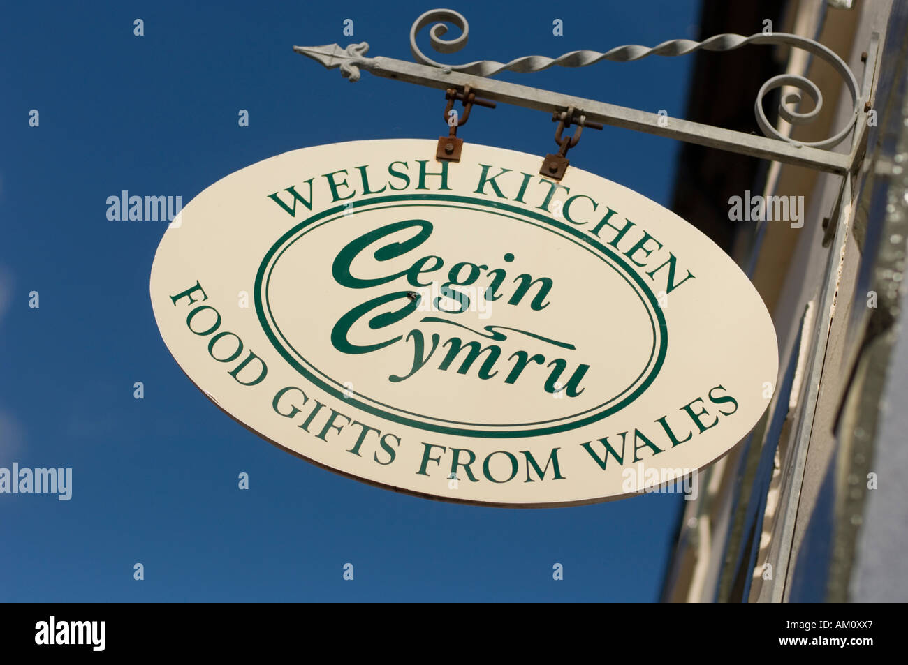 cegin cymru welsh kitchen sign aberaeron ceredigion wales UK Stock Photo