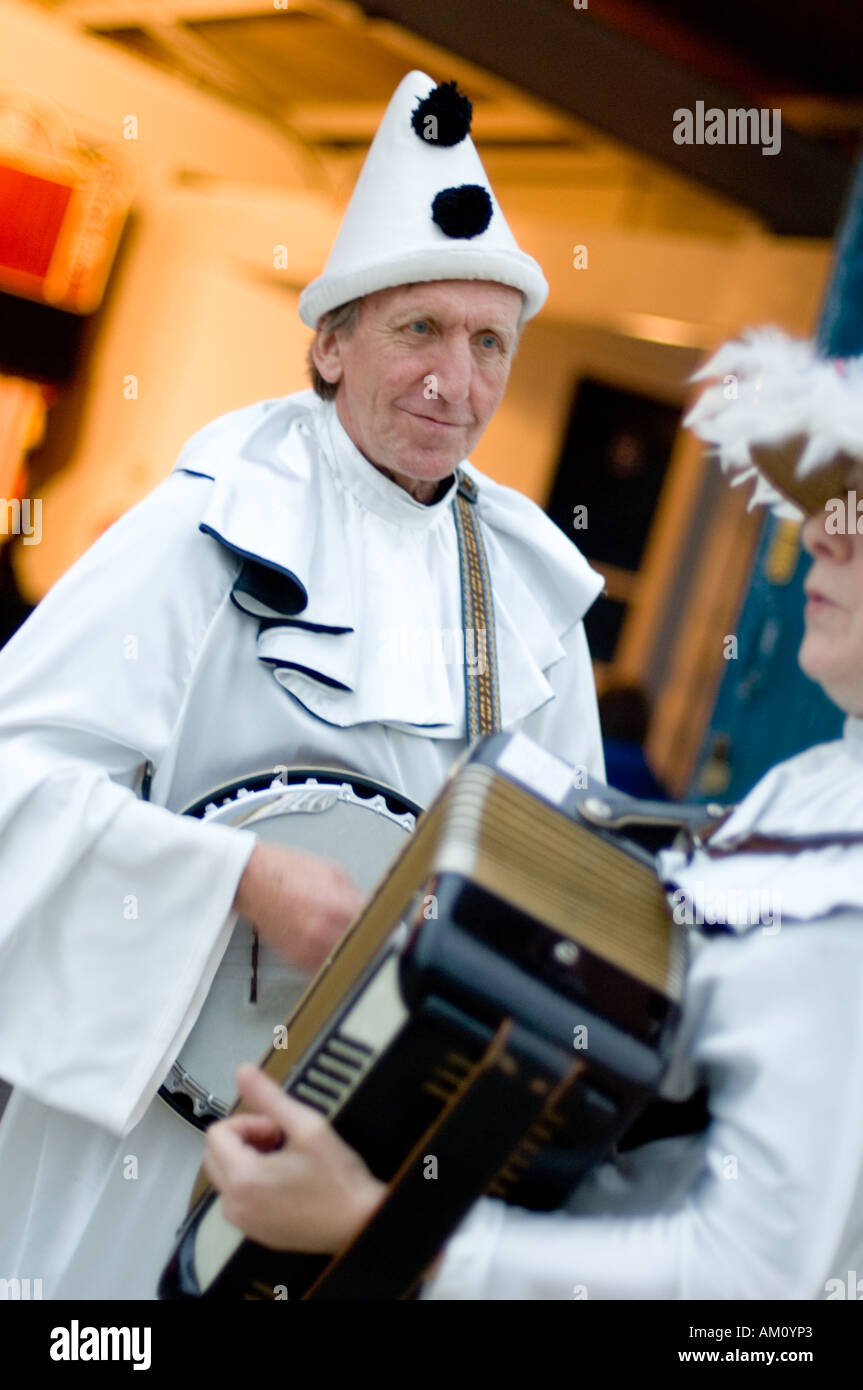 Aberystwyth Punch and Judy festival august bank holiday weekend pierrot style entertainers on