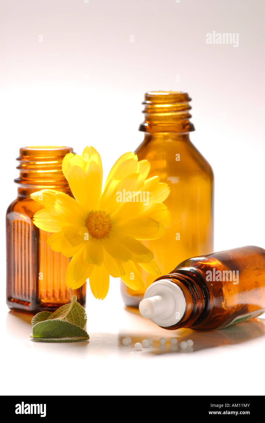 Homeopathic remedies Stock Photo