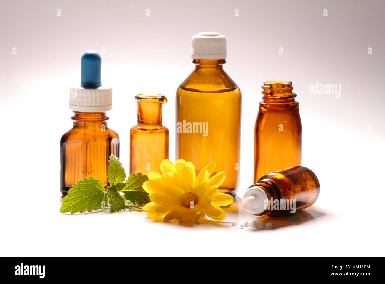 Homeopathic remedies Stock Photo