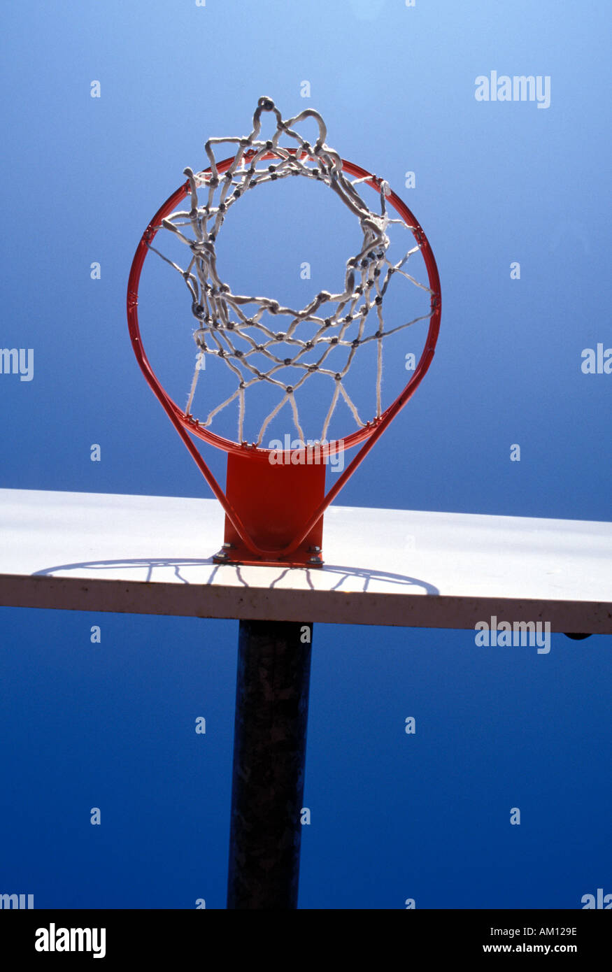 Basketball Hoop Stock Photo